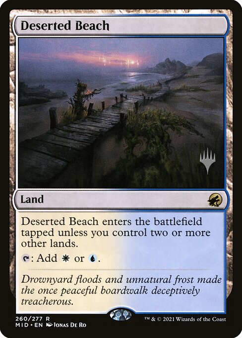 Deserted Beach - Innistrad: Midnight Hunt Promos