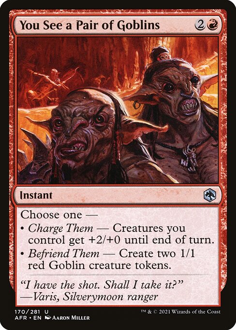 You See a Pair of Goblins - Adventures in the Forgotten Realms