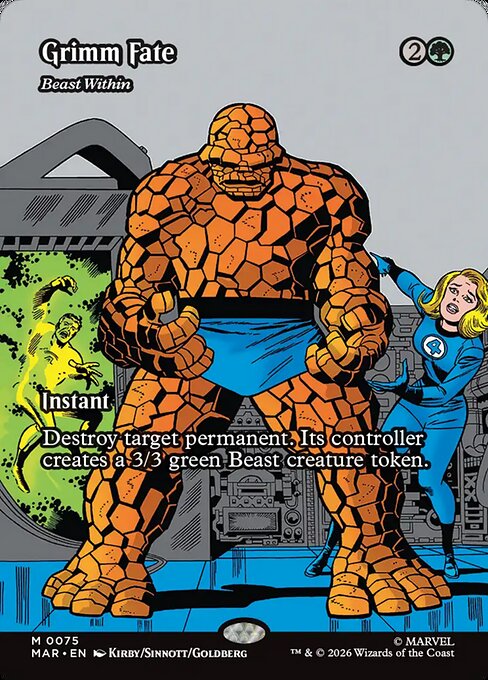 Grimm Fate (Beast Within) - Marvel Universe - Borderless