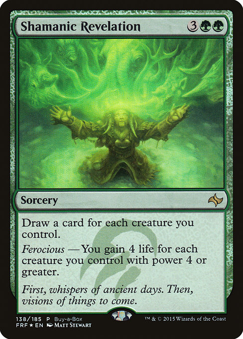 Shamanic Revelation - Fate Reforged Promos - Promo Foil