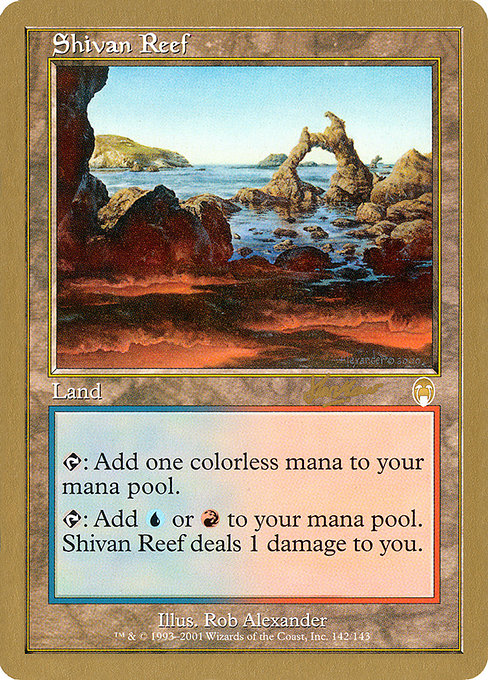 Shivan Reef - World Championship Decks 2002