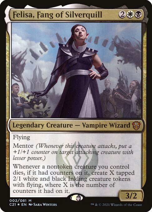 Felisa, Fang of Silverquill - Commander 2021 - Promo Foil