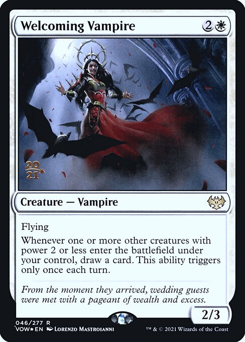 Welcoming Vampire - Innistrad: Crimson Vow Promos - Promo Foil