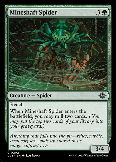 Mineshaft Spider - The Lost Caverns of Ixalan
