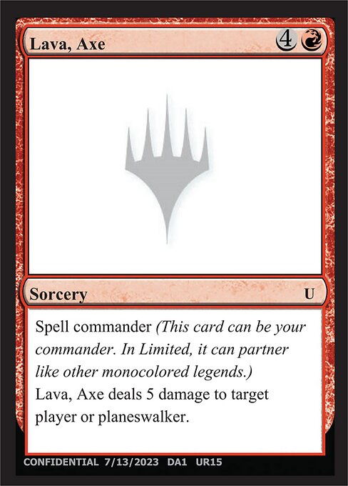 Lava, Axe - Unknown Event