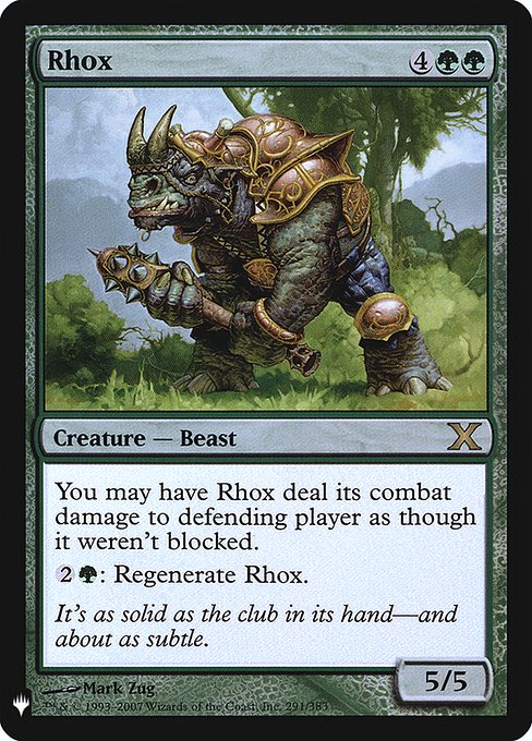 Rhox - The List - Promo Foil