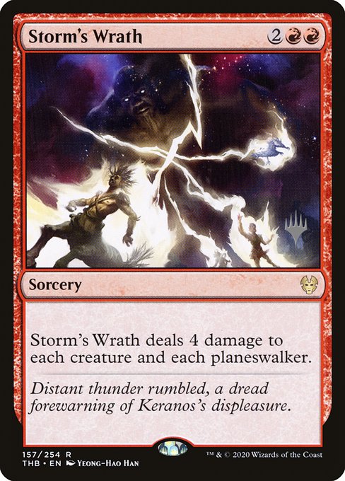 Storm's Wrath - Theros Beyond Death Promos