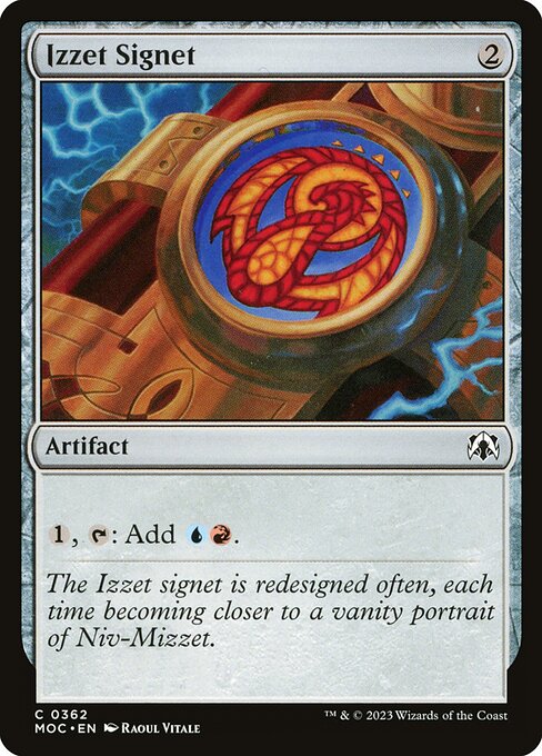 Izzet Signet - March of the Machine Commander