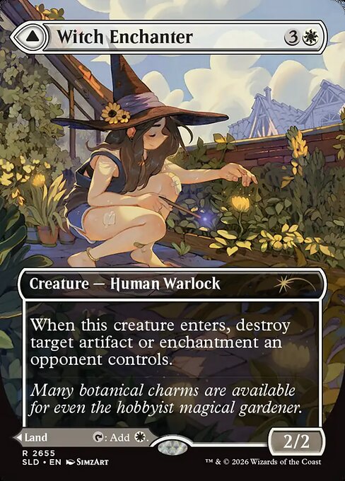 Witch Enchanter // Witch-Blessed Meadow - Secret Lair Drop - Borderless