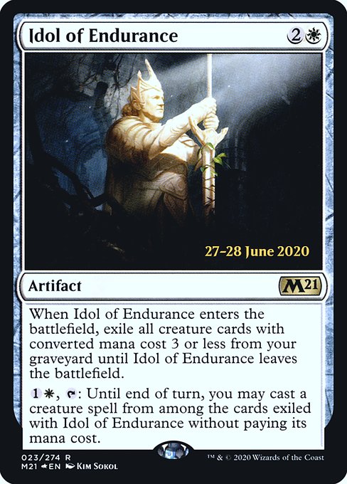 Idol of Endurance - Core Set 2021 Promos