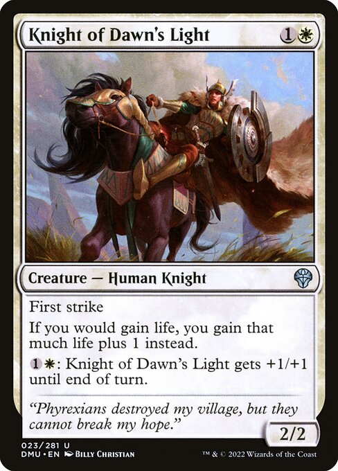 Knight of Dawn's Light - Dominaria United