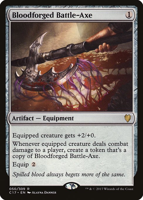 Bloodforged Battle-Axe - Commander 2017