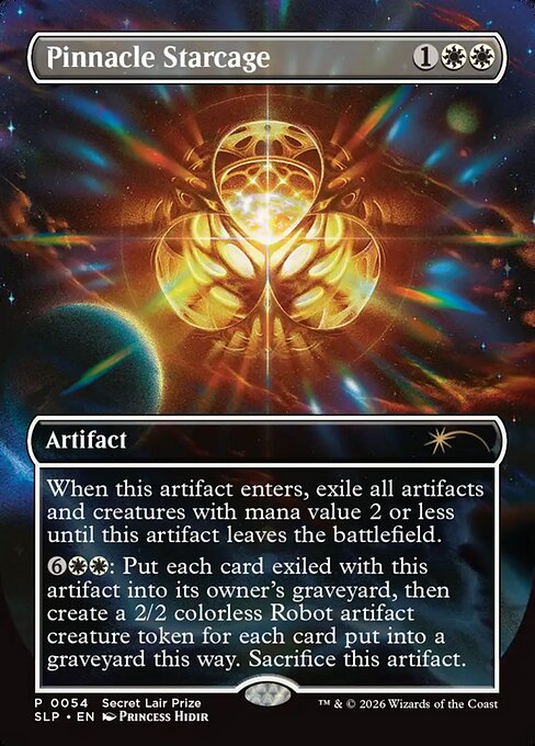 Pinnacle Starcage - Secret Lair Promo - Borderless