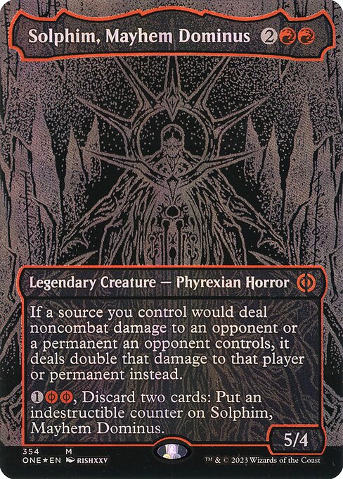 Solphim, Mayhem Dominus - Phyrexia: All Will Be One - Oil Slick