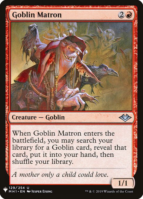 Goblin Matron - The List