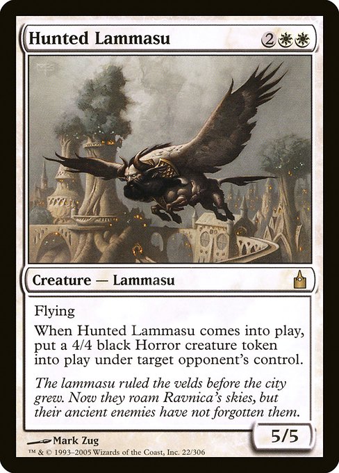 Hunted Lammasu - Ravnica: City of Guilds