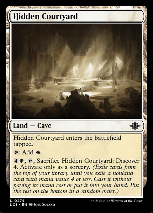 Hidden Courtyard - The Lost Caverns of Ixalan