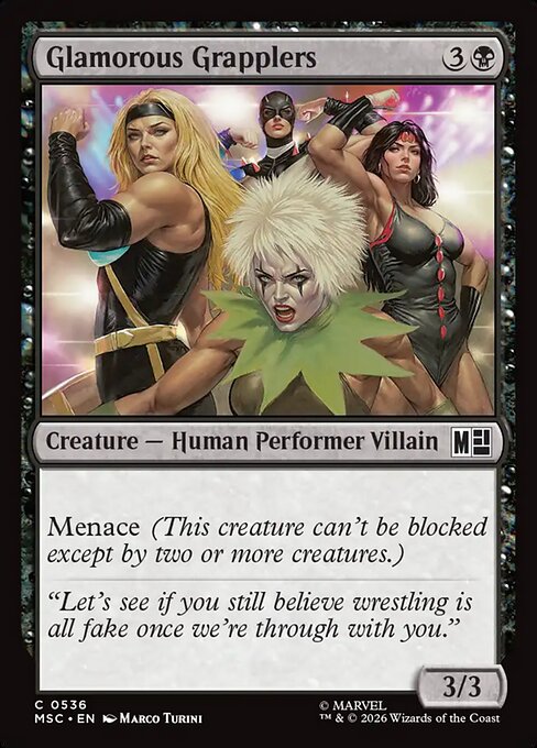 Glamorous Grapplers - Marvel Super Heroes Commander