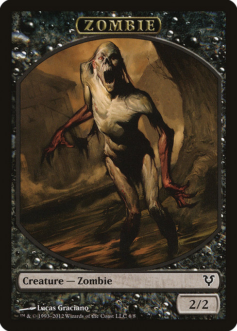 Zombie - Avacyn Restored Tokens