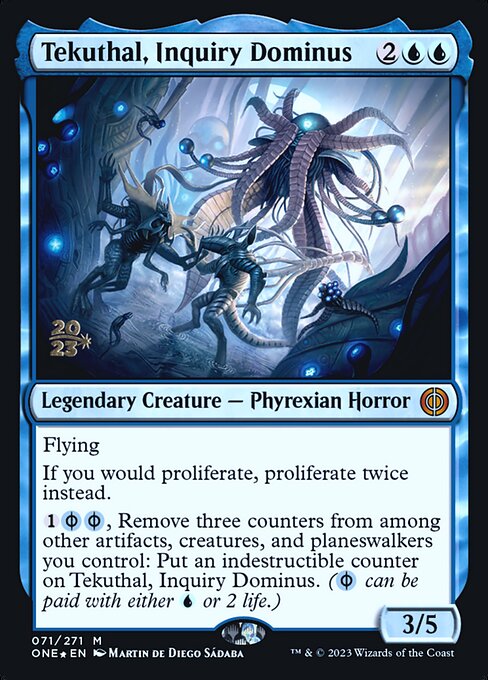 Tekuthal, Inquiry Dominus - Phyrexia: All Will Be One Promos - Promo Foil