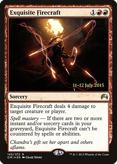 Exquisite Firecraft - Magic Origins Promos - Promo Foil