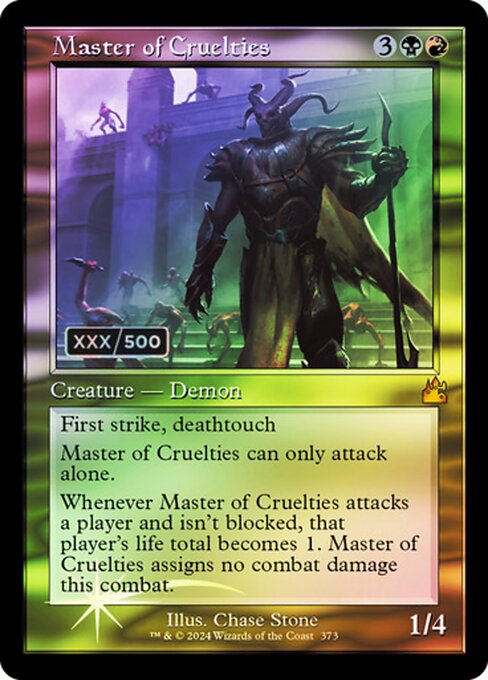 Master of Cruelties - Ravnica Remastered - Double Rainbow