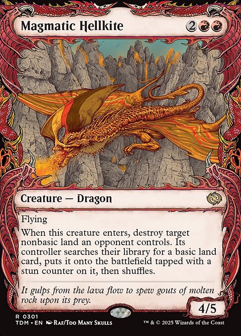 Magmatic Hellkite - Tarkir: Dragonstorm - Showcase