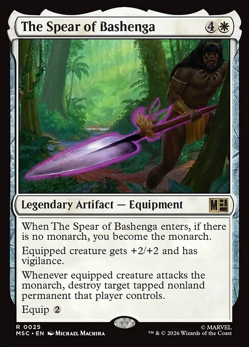 The Spear of Bashenga - Marvel Super Heroes Commander