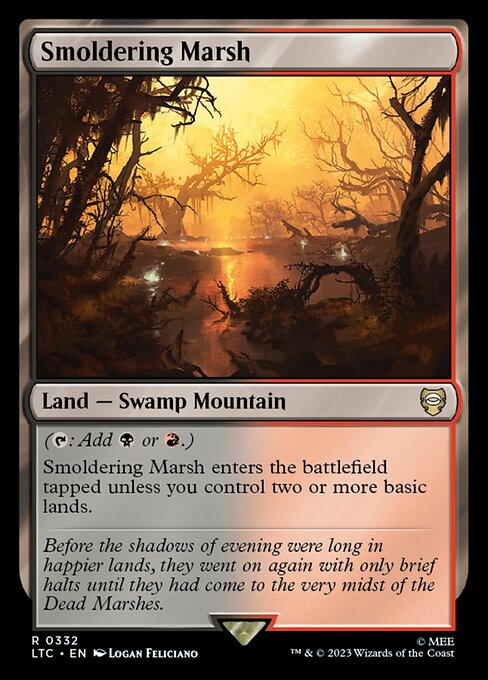 Smoldering Marsh - Tales of Middle-earth Commander