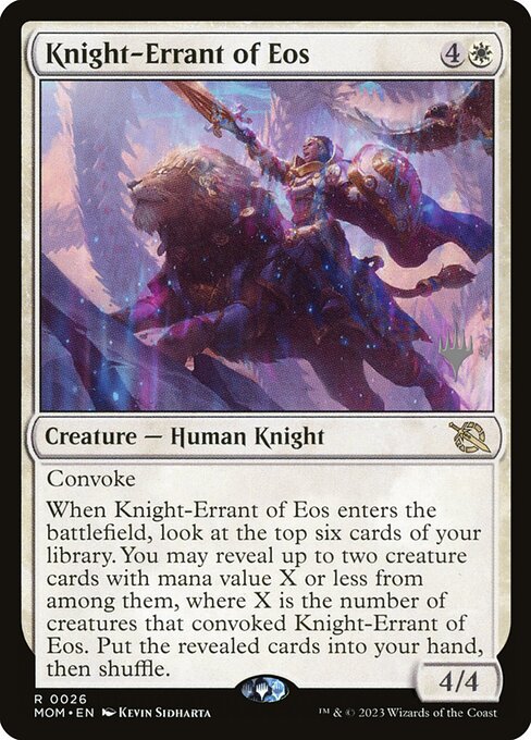 Knight-Errant of Eos - March of the Machine Promos