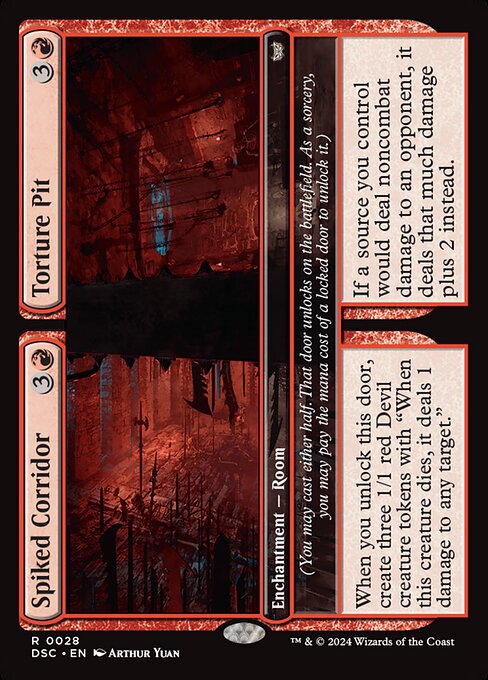 Spiked Corridor // Torture Pit - Duskmourn: House of Horror Commander