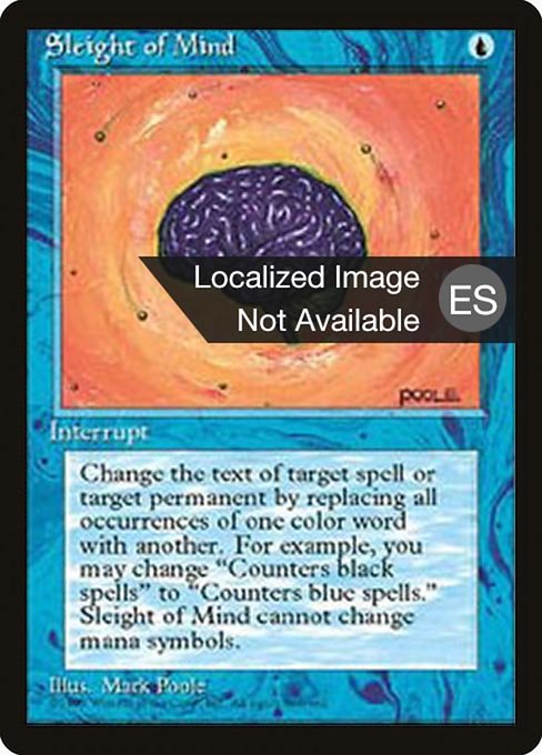 Insidia mental (Sleight of Mind) - Fourth Edition Foreign Black Border