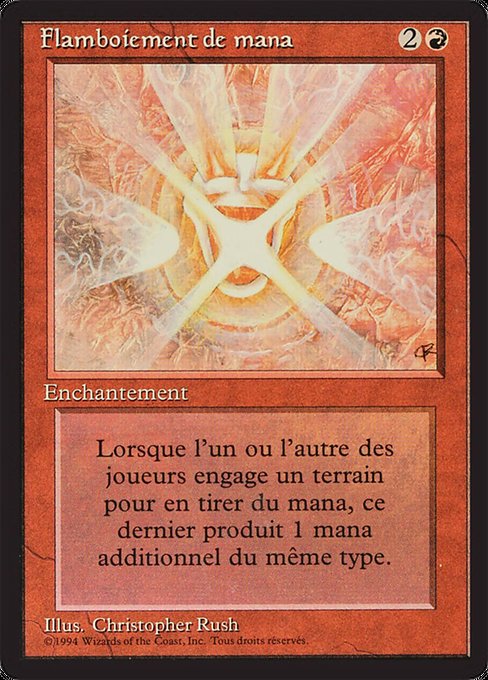 Flamboiement de mana (Mana Flare) - Foreign Black Border