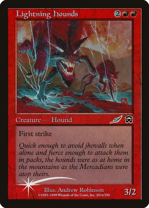 Lightning Hounds - Media Inserts - Promo Foil