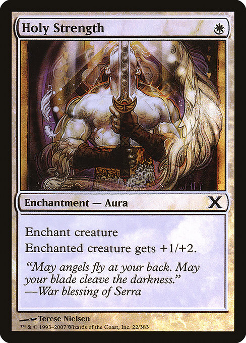 Holy Strength - Tenth Edition - Promo Foil