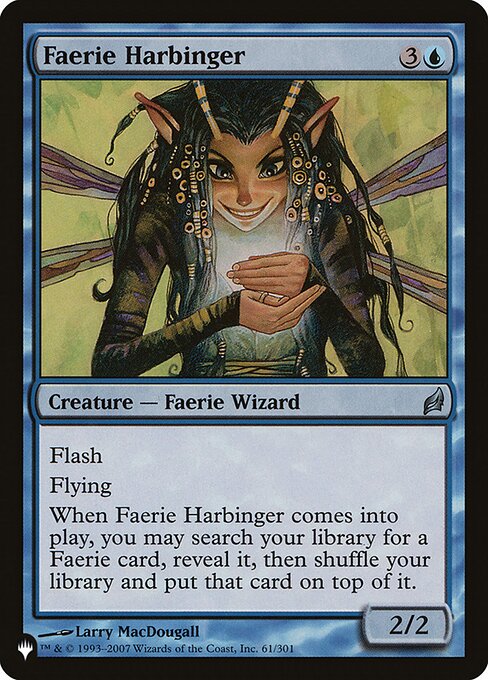 Faerie Harbinger - The List