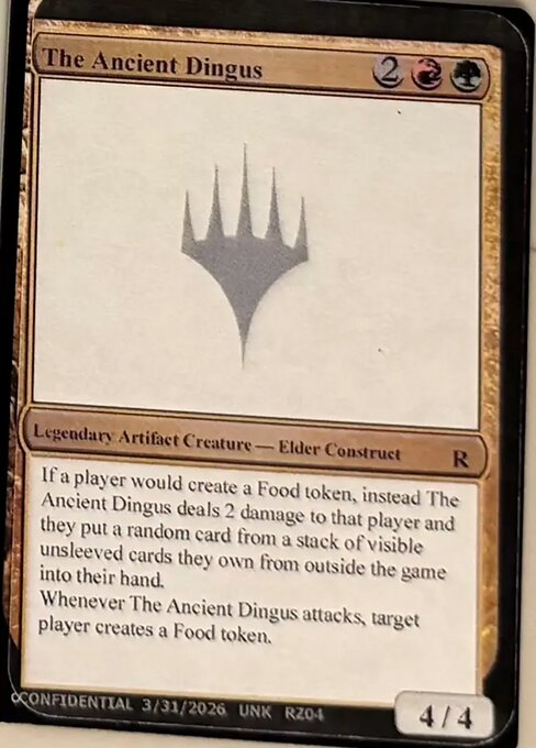 The Ancient Dingus - Unknown Event
