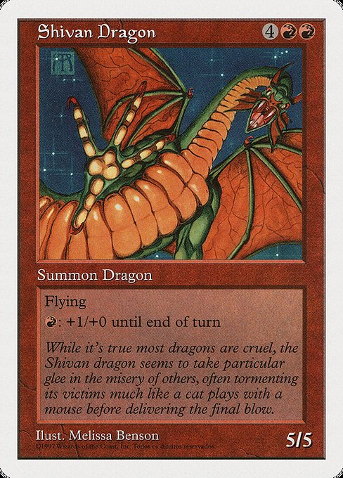 Shivan Dragon - Fifth Edition