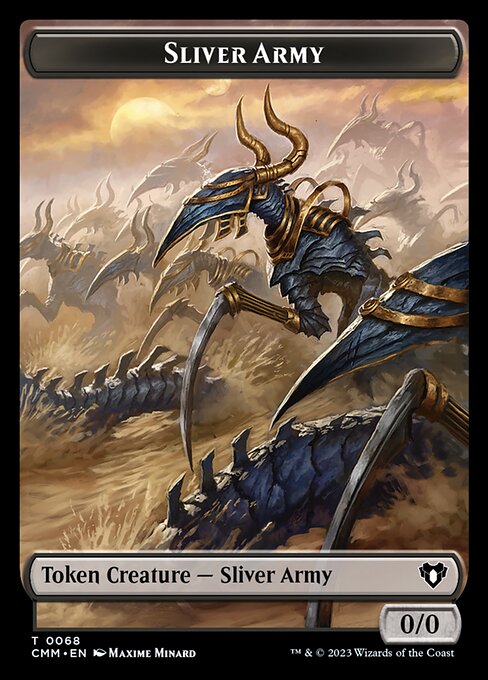 Sliver Army - Commander Masters Tokens