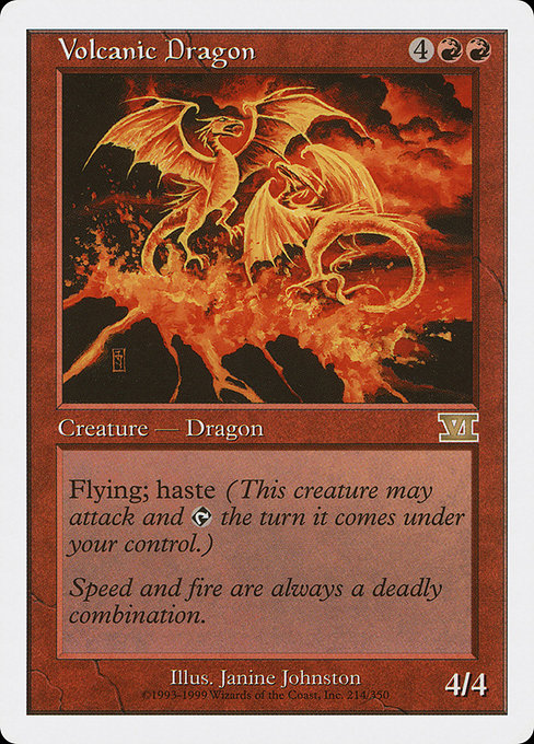 Volcanic Dragon - Classic Sixth Edition