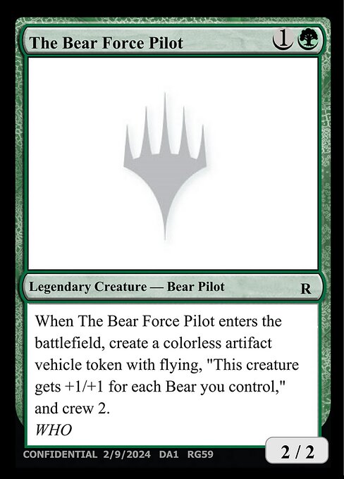 The Bear Force Pilot - Unknown Event