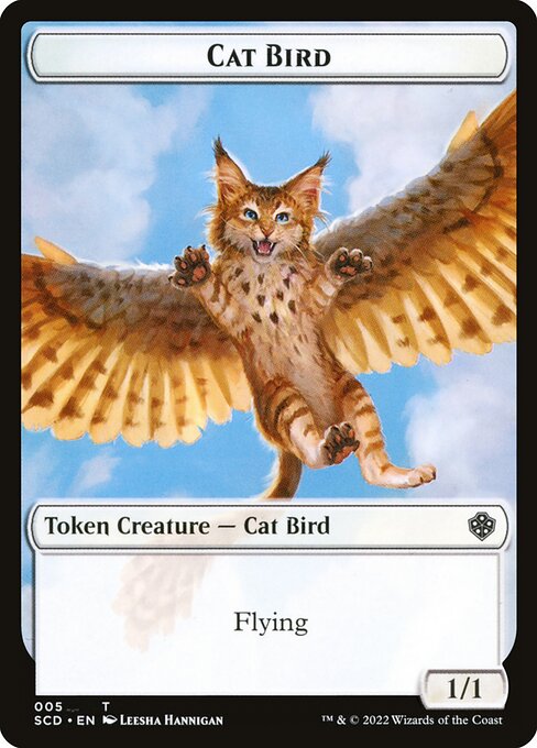 Cat Bird - Starter Commander Decks Tokens