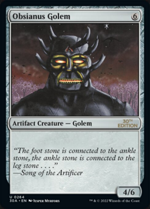 Obsianus Golem - 30th Anniversary Edition