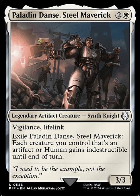 Paladin Danse, Steel Maverick - Fallout - Surge Foil