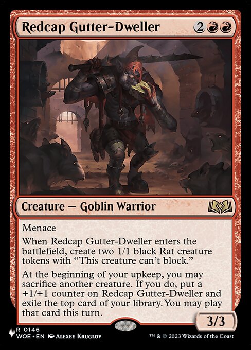 Redcap Gutter-Dweller - The List