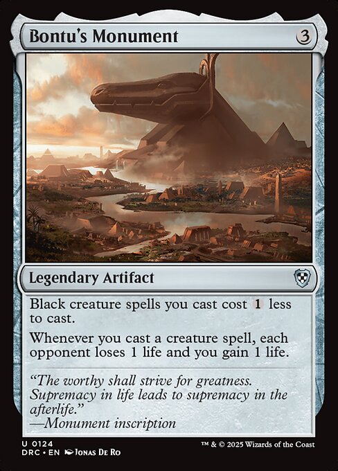 Bontu's Monument - Aetherdrift Commander