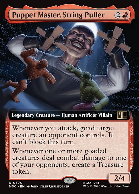 Puppet Master, String Puller - Marvel Super Heroes Commander - Extended Art