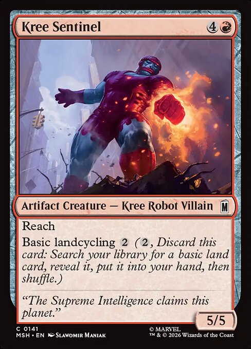 Kree Sentinel - Marvel Super Heroes