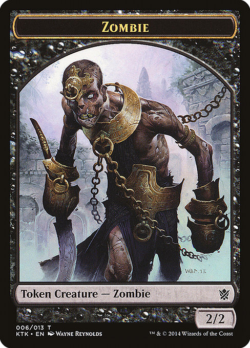 Zombie - Khans of Tarkir Tokens