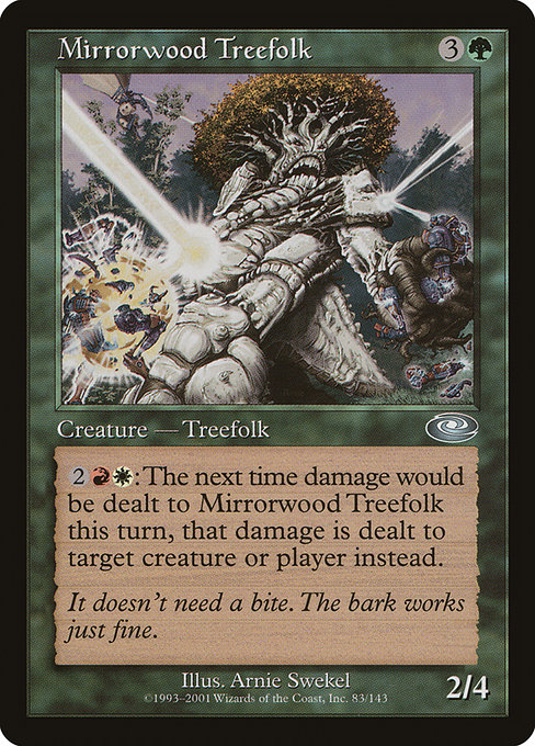 Mirrorwood Treefolk - Planeshift